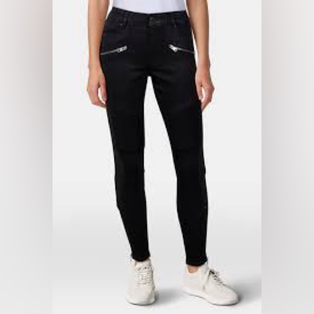 REISS, the Biker black jeans